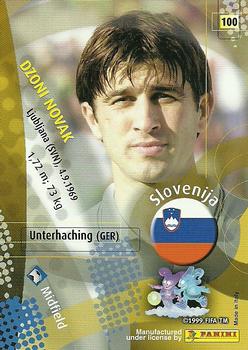 2002 Panini World Cup #100 Dzoni Novak Back