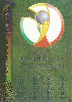 2002 Panini World Cup #2 Official Emblem Front