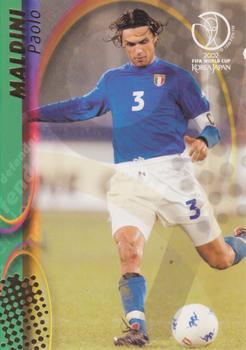 2002 Panini World Cup #70 Paolo Maldini Front