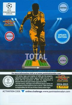 2014-15 Panini Adrenalyn XL UEFA Champions League Update Edition #UE108 Cesc Fabregas Back