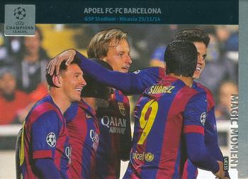2014-15 Panini Adrenalyn XL UEFA Champions League Update Edition #UE135 APOEL FC – FC Barcelona Front