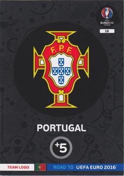 2015 Panini Adrenalyn XL Road to Euro 2016 #18 Portugal Front
