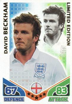 2010 Topps Match Attax England 2010 - Limited Edition #NNO David Beckham Front
