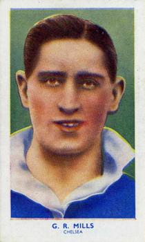 1939 R & J Hill Famous Footballers Series 1 #15 George Mills Front