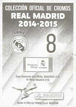 2014-15 Panini Real Madrid Stickers #8 Iker Casillas / Keylor Navas / Fernando Pacheco Back