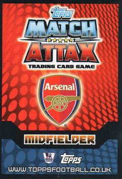 2014-15 Topps Match Attax Premier League Extra #4 Francis Coquelin Back