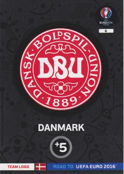 2015 Panini Adrenalyn XL Road to Euro 2016 - Denmark Variation Cards #6 Danmark Front