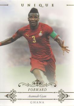 2015 Futera Unique World Football #068 Asamoah Gyan Front