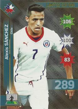2015 Panini Adrenalyn XL Copa America - Limited Editions #NNO Alexis Sanchez Front