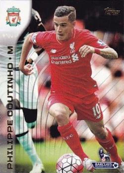 2015 Topps Premier Gold #57 Philippe Coutinho Front