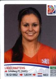2015 Panini Women's World Cup Stickers #95 Lieke Martens Front