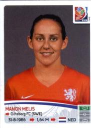 2015 Panini Women's World Cup Stickers #96 Manon Melis Front