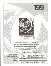 2015 Panini Women's World Cup Stickers #199 Rahel Kiwic Back