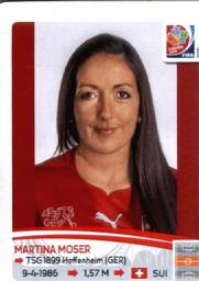 2015 Panini Women's World Cup Stickers #205 Martina Moser Front