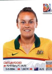2015 Panini Women's World Cup Stickers #277 Caitlin Foord Front