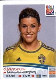 2015 Panini Women's World Cup Stickers #301 Olivia Schough Front