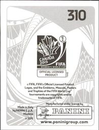 2015 Panini Women's World Cup Stickers #310 Precious Dede Back