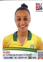 2015 Panini Women's World Cup Stickers #333 Rilany Front