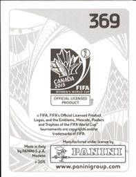 2015 Panini Women's World Cup Stickers #369 Leire Landa Back