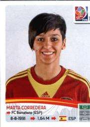 2015 Panini Women's World Cup Stickers #381 Marta Corredera Front