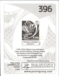 2015 Panini Women's World Cup Stickers #396 Lixy Rodriguez Back