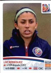 2015 Panini Women's World Cup Stickers #396 Lixy Rodriguez Front