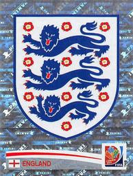 2015 Panini Women's World Cup Stickers #422 England Logo Front