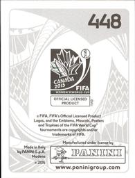 2015 Panini Women's World Cup Stickers #448 Isabella Echeverri Back