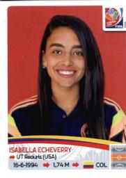 2015 Panini Women's World Cup Stickers #448 Isabella Echeverri Front