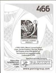 2015 Panini Women's World Cup Stickers #466 Christina Murillo Back