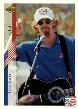 1994 Upper Deck World Cup Contenders French/Dutch #6 Alexi Lalas Front