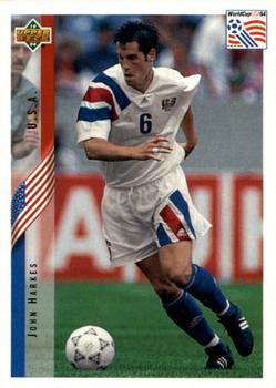 1994 Upper Deck World Cup Contenders French/Dutch #8 John Harkes Front