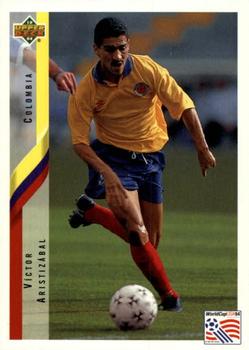 1994 Upper Deck World Cup Contenders French/Dutch #37 Victor Aristizabal Front