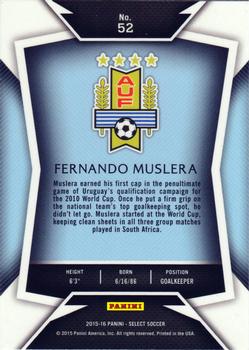 2015-16 Panini Select #52 Fernando Muslera Back