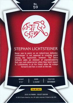 2015-16 Panini Select #59 Stephan Lichtsteiner Back