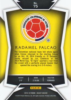 2015-16 Panini Select #75 Radamel Falcao Back
