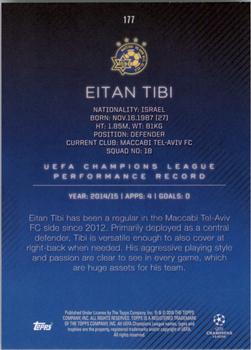 2015-16 Topps UEFA Champions League Showcase #177 Eitan Tibi Back