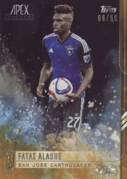 2015 Topps Apex MLS - Gold #103 Fatai Alashe Front