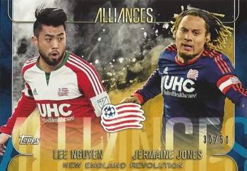 2015 Topps Apex MLS - Alliances Gold #A-5 Jermaine Jones / Lee Nguyen Front