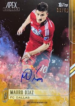 2015 Topps Apex MLS - Autographs Gold #88 Mauro Diaz Front