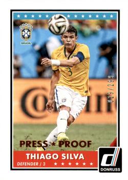 2015 Donruss - Bronze Press Proof #54 Thiago Silva Front