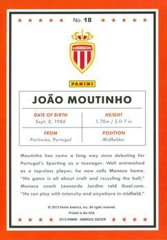 2015 Donruss - Gold Press Proof #18 Joao Moutinho Back