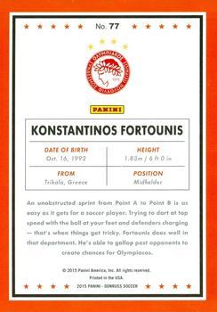 2015 Donruss - Gold Press Proof #77 Konstantinos Fortounis Back