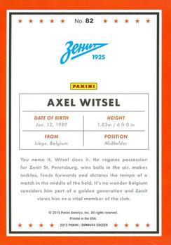 2015 Donruss - Gold Press Proof #82 Axel Witsel Back