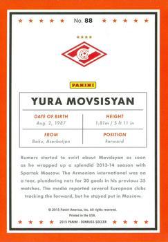 2015 Donruss - Gold Press Proof #88 Yura Movsisyan Back