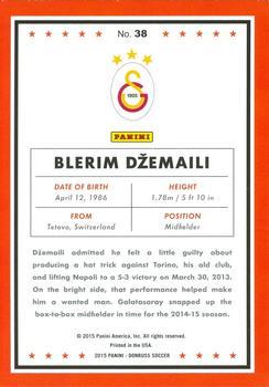 2015 Donruss - Red Soccer Ball #38 Blerim Dzemaili Back