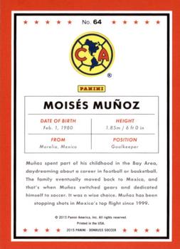 2015 Donruss - Silver Press Proof #64 Moises Munoz Back