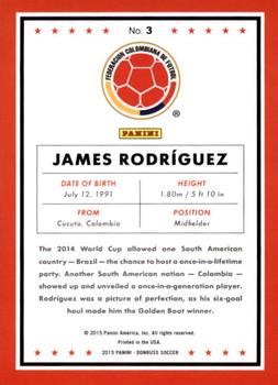 2015 Donruss - Silver Press Proof #3 James Rodriguez Back
