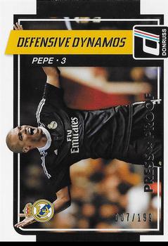 2015 Donruss - Defensive Dynamos Silver Press Proof #8 Pepe Front