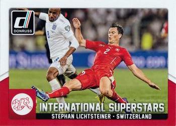 2015 Donruss - International Superstars #11 Stephan Lichtsteiner Front